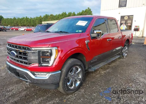 2021 Ford F-150 Lariat z USA, uszkodzony, nr VIN 1FTFW1ED5MFA94101